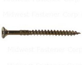 Midwest Fastener® Saber Drive Yellow Zinc Wood Screws