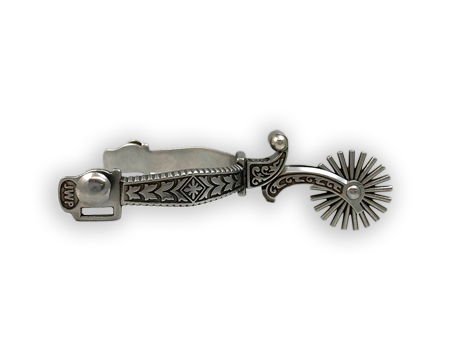 Jeremiah Watt Spurs - Old Time Spurs - 1.75-inch 21 Point Rowels