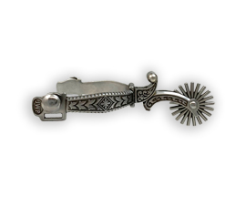 Jeremiah Watt Spurs - Old Time Spurs - 1.75-inch 21 Point Rowels