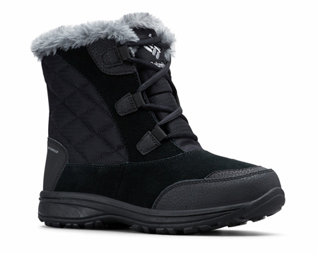 Columbia® Women's Ice Maiden Shorty Winter Boot - Black/Columbia Gray