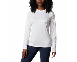 Columbia® Women's Tidal Triangle Long Sleeve Tee - White