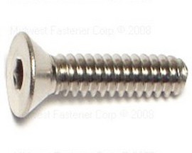 Midwest Fastener® Stainless Steel Coarse Flat Socket Cap Screw - No. 6 - 10