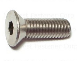 Midwest Fastener® Stainless Steel Coarse Flat Socket Cap Screw - 1/4 - 1/2 in.