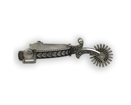 Jeremiah Watt Spurs - Smooth Ball Shank 1.75-inch 21 Point Rowels