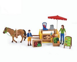 Schleich® Sunny Day Mobile Farm Stand