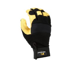 Wells Lamont® Hybrid Deerskin Leather Palm Adjustable Gloves