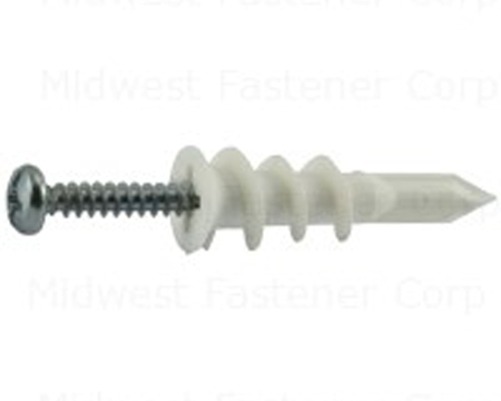 Midwest Fastener® E-Z® Plastic Anchor Kit - No. 6