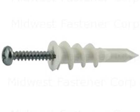 Midwest Fastener® E-Z® Plastic Anchor Kit - No. 6
