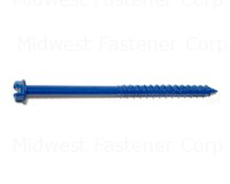 Midwest Fastener® Blue Ruspert Hex Masonry Screw