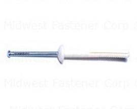 Midwest Fastener® Nylon Mushroom Pin Drive Anchor