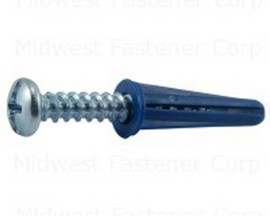 Midwest Fastener® Combo Pan Anchor Kit - No. 8 - No. 10