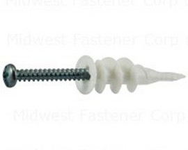 Midwest Fastener® E-Z® Plastic Anchor Kit - No. 8