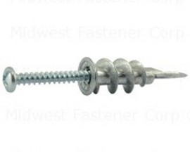 Midwest Fastener® E-Z® Zinc Anchor Kit - No. 8