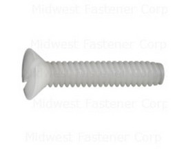 Midwest Fastener® Nylon Flat Head Machine Screw