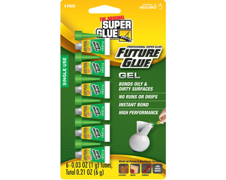 The Original Super Glue Corporation® Future Glue Super Strength All Purpose Super Glue - 6 Pack