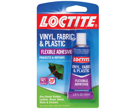 Loctite® Vinyl, Fabric & Plastic Transparent Flexible Adhesive - 1 oz.