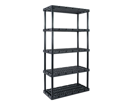 Gracious Living™ Knect-A-Shelf 72 in. H X 36 in. W X 18 in. D Resin Shelving Unit