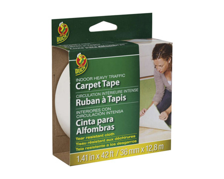 Duck 1.41 in. W X 42 ft. L Polyester Indoor Carpet Tape