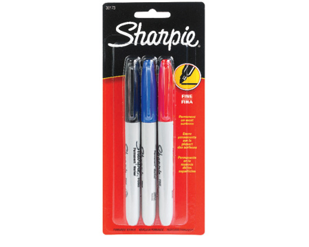 Sharpie® Permanent Fine Tip Marker Assortment - 3 pack