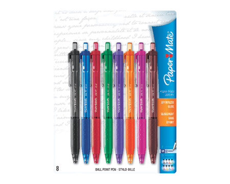 Paper Mate® 300 RT 1.0mm Effortless Glide Ball Point Pens Assortment - 8 pack