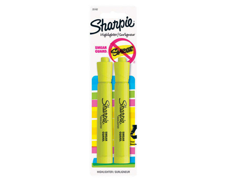 Sharpie® Accent Chisel Tip Neon Highlighter Set - Yellow