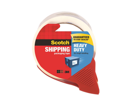 Scotch® Shipping Clear Packaging Tape with Dispenser - 1.88 in. x 38.2 yd.