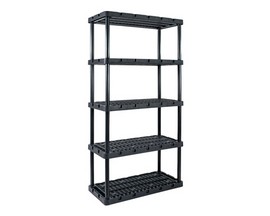 Gracious Living Knect-A-Shelf 72 in. H X 36 in. W X 18 in. D Resin Shelving Unit