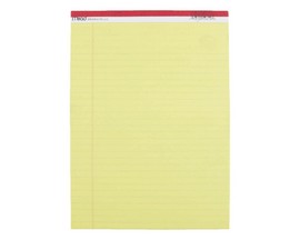 Mead® Yellow Ruled Legal Pad - 11 in. x 8.5 in.