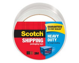 Scotch® 1.88 in. W X 54.6 yd L Heavy Duty Packaging Tape Clear