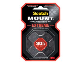 Scotch® Mount Double Sided 1 in. W X 60 in. L Mounting Tape Black