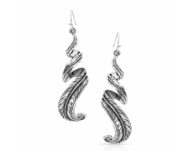 Montana Silversmiths® Women's Free Spirit Feather Earrings