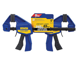 Irwin® Quick-Grip  Mini 6" One-Handed Bar Clamp - 2pk