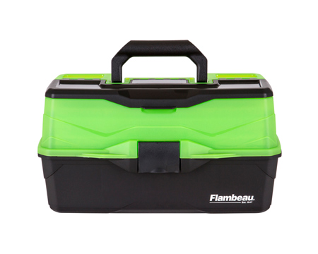 Flambeau® Frost Series Classic 3-Tray Tackle Box - Black/Green