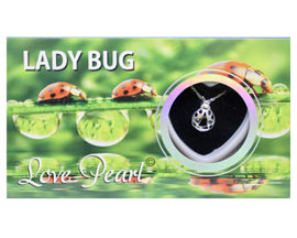 Love Pearl® Lady Bug Pearl Necklace