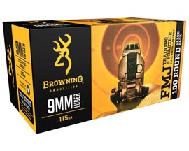 Browning® ® 9MM Luger FMJ Training & Practice Ammunition