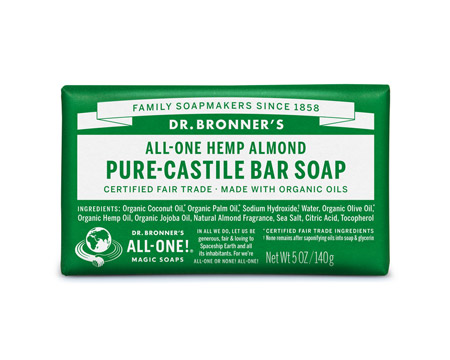 Dr. Bronner's® 5 oz. Pure Castile Bar Soap - Almond