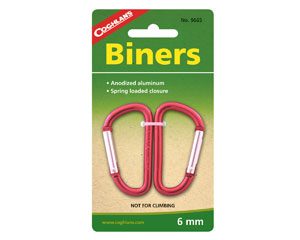 Coghlan® 6mm Carabiner Set - 2 pack