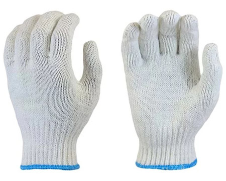 Johnson Wilshire® White String Knit Gloves - Pack of 12