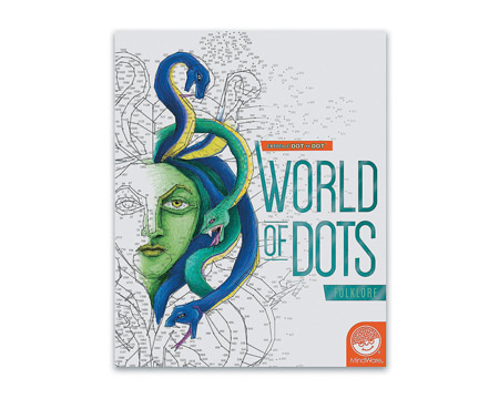 MindWare® World of Dots Extreme Puzzle Book - Folklore