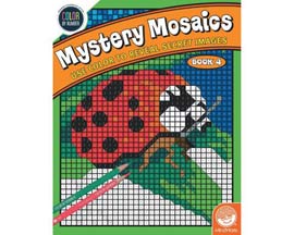 MindWare® Color By Number Mystery Mosaics: Book 4