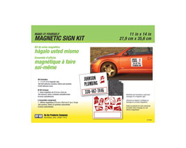 Hy-Ko® Magnetic 11x14 in. Custom Sign Kit