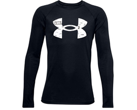 Under Armour® Boys' UA Tech Logo Fill Long Sleeve Shirt