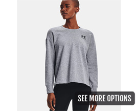 Under Armour® Women's Rival Fleece Oversized Crew Long Sleeve Shirt