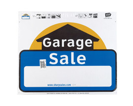 Hy-Ko® Tape-On 19x24 in. Multi-Colored Plastic Sign - Garage Sale