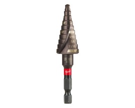 Milwaukee® #3 Shockwave Impact Duty Step Drill Bit - 3/16" to 3/4"