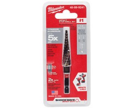 Milwaukee® #1 Shockwave Impact Duty Step Drill Bit - 1/8" to 1/2"