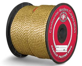 3-Strand Polypropylene Mannillo Rope Spool - 600 Ft.