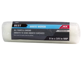 Ace® Best 9 In. White Woven Paint Roller