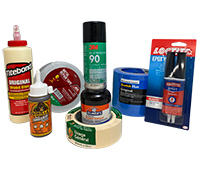 Tapes, Glues & Adhesives