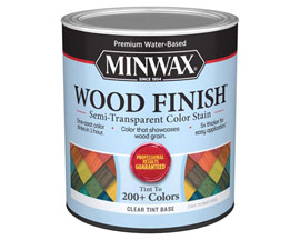MinWax® 1 Qt. Wood Finish Water-Based Semi-Transparent Color Stain - Clear Tint Base